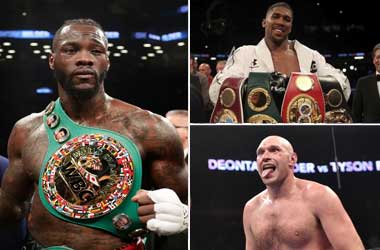 Deontay Wilde, Anthony Joshua and Tyson Fury