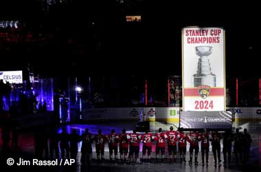 Florida Panthers unveil their 2024 Stanley Cup banner